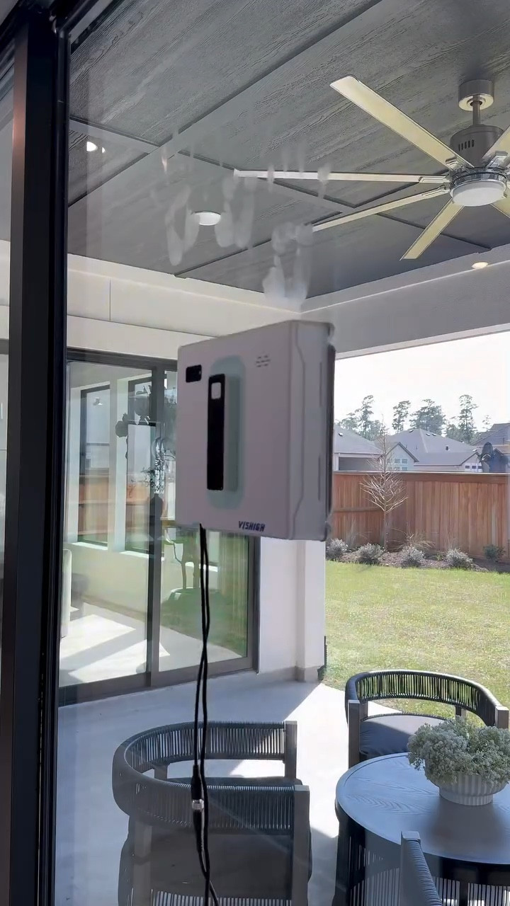 It only uses Water!!! I know right !?! I really had to put it to the test.… so I used Vaseline to create those hand prints😅 yup! So good right? It’s also on Sale! 🎉 This is THE best window cleaner I’ve used!😆… trust me, I love my window sprays but nothing beats an automatic window cleaner 😆… plus, no more climbing ladders to clean your windows…. And you only need water! 🫢 I cleaned the outside of my home and it cleans just as well! It is both automatic & remote controlled so you target specific areas you’d like to clean. It can connect to your phone as well! 🤍❤️ Plus It has intelligent detect to prevent falls. 🎉 #LTKVideo

#LTKsalealert #LTKhome