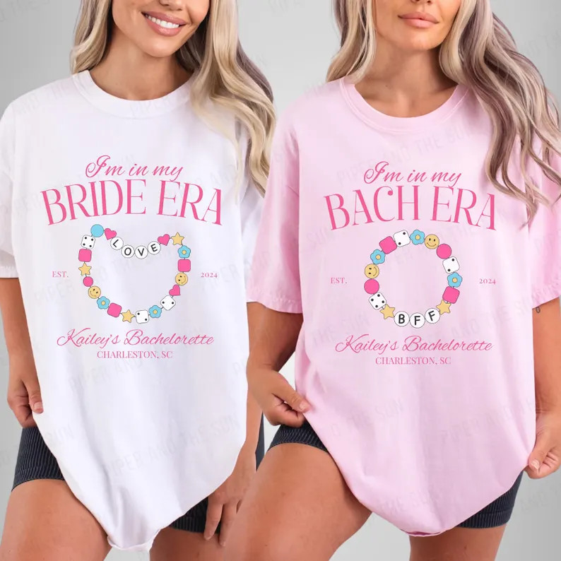 Bride Era Bachelorette Custom Shirt, She's in Her Bride Era, Bachelorette Era, She Found Her Love... | Etsy (US)