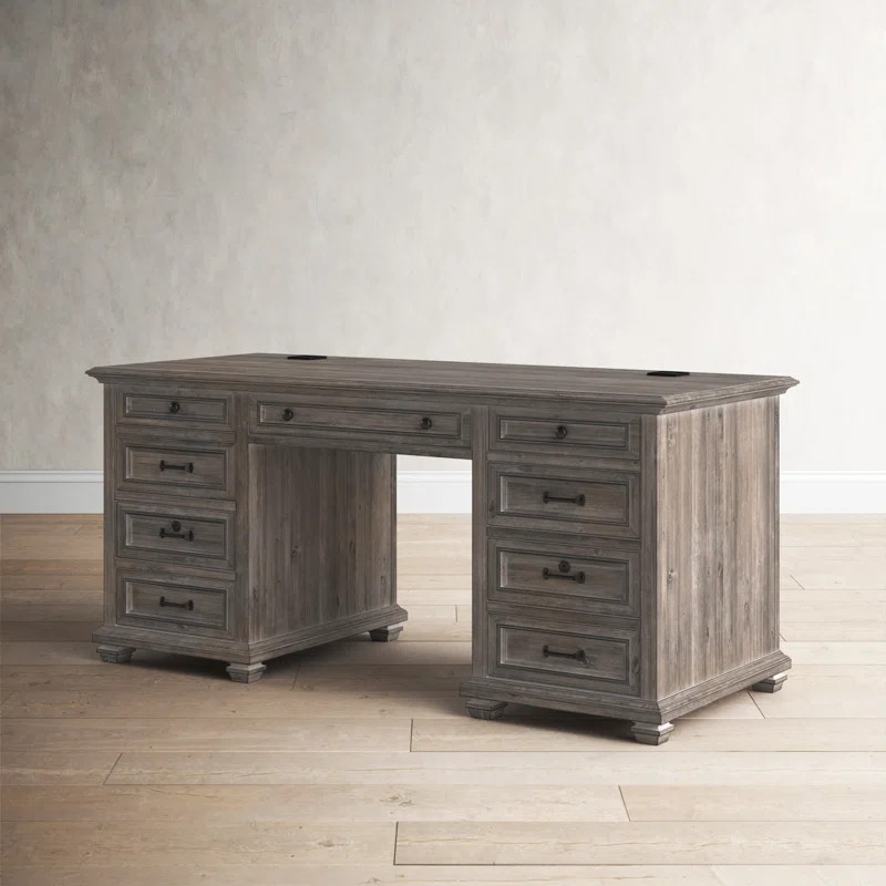 Finkel Solid Wood Executive Desk | Wayfair North America