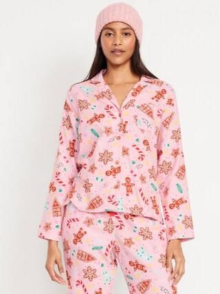 Flannel Pajama Shirt | Old Navy (US)
