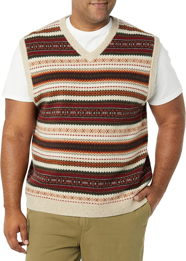 Amazon Essentials Men's Lambs Wool Sweater Vest (Previously Goodthreads) | Amazon (US)
