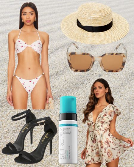 Check out this vacation outfit inspiration 

Vacation outfit, trip, travel, bikini, swimsuit, beach, pool, fashion, one piece swimsuit, sandals, heels, tanner, romper, sunglasses, bucket hat, Europe 

#LTKtravel #LTKstyletip #LTKswim