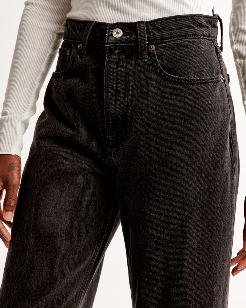 Women's High Rise Taper Jean | Women's New Arrivals | Abercrombie.com | Abercrombie & Fitch (US)