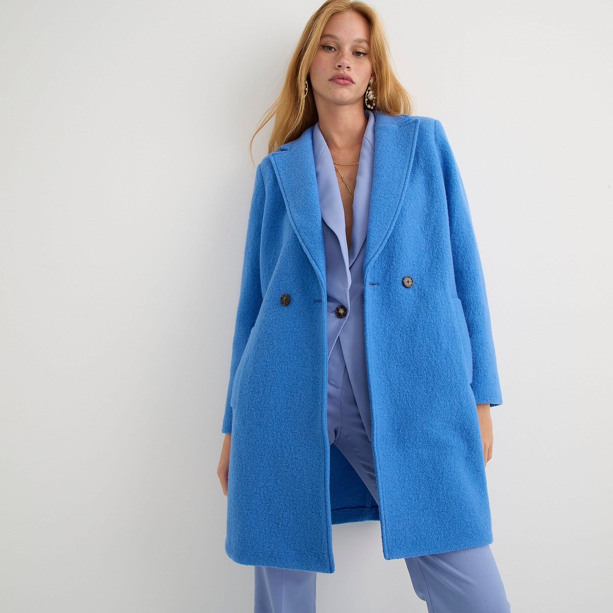 New Daphne topcoat in Italian boiled wool | J. Crew US