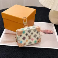 Keychain Keyring Luxury Leather Designer Key Chain Holder Small Storage Bag Pendant Keychains Lea... | DHGate