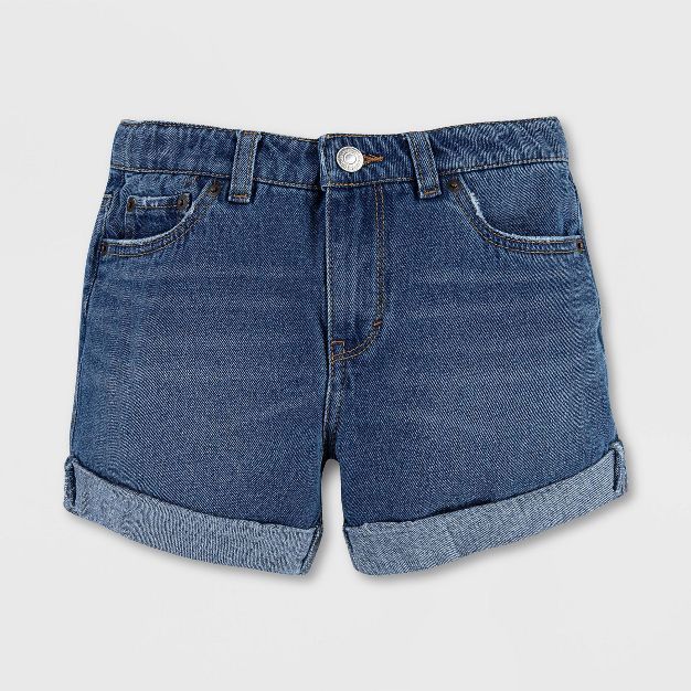 Levi's® Girls' Girlfriend Jean Shorts - Evie Medium Wash | Target