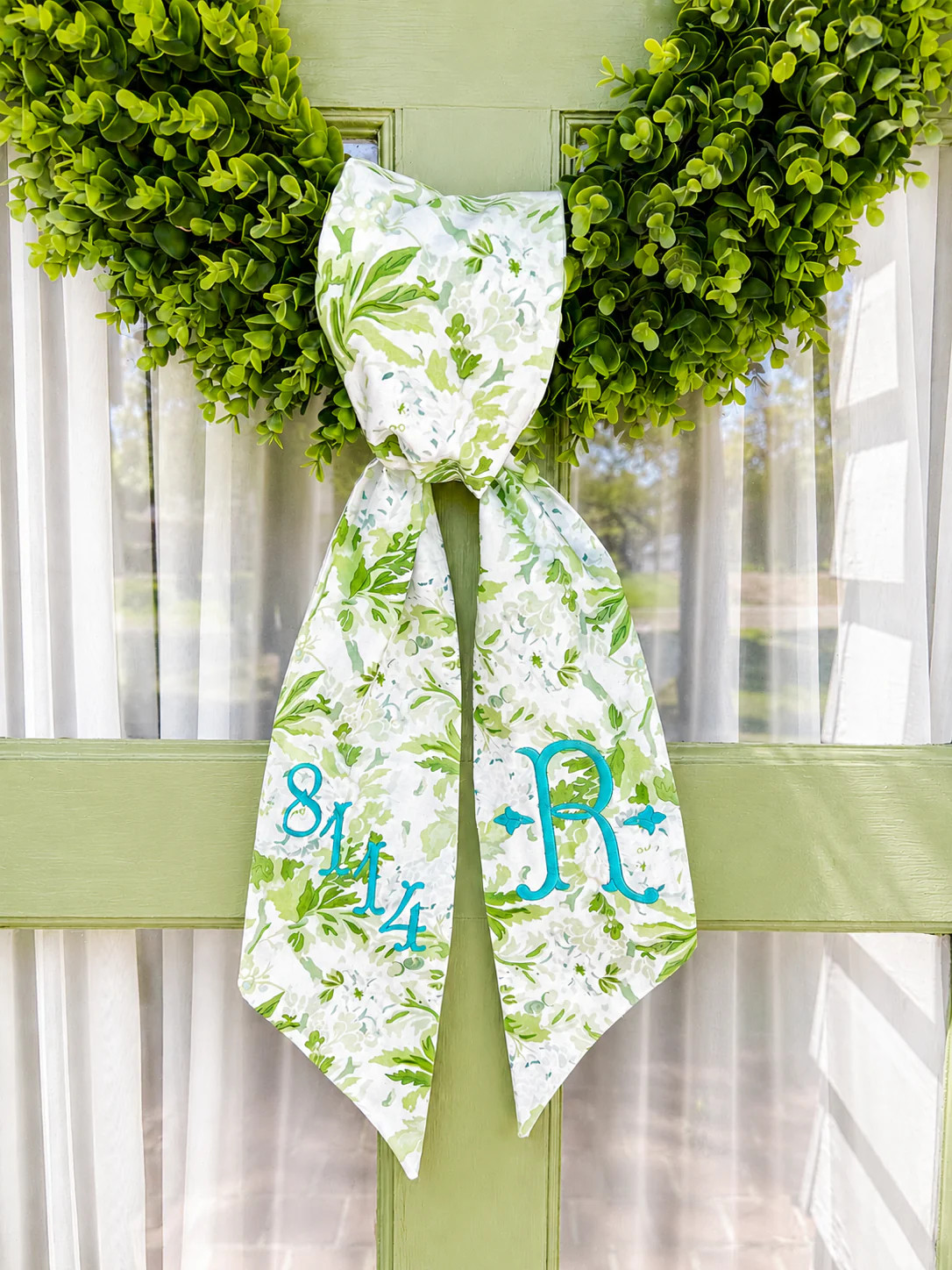 Floral Wreath Sash | Sarah Slusher Designs