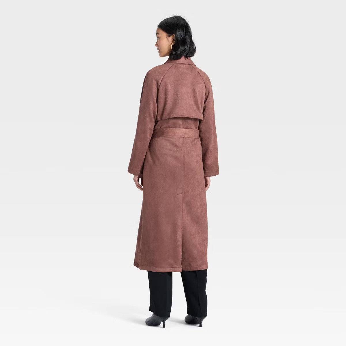 Women's Faux Suede Trench - A New Day™ | Target