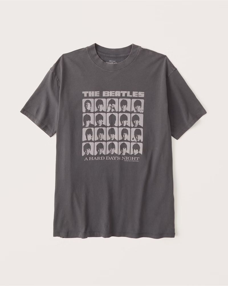 Women's Beatles Boyfriend Band Tee | Women's Tops | Abercrombie.com | Abercrombie & Fitch (US)