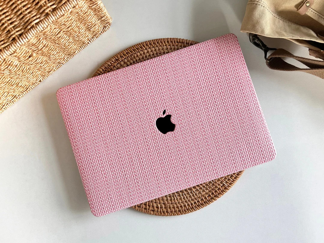 Pink Weave Pattern MacBook Case Protect Cover for MacBook Pro 14 Case MacBook Air 13 Case Pro 13 ... | Etsy (US)