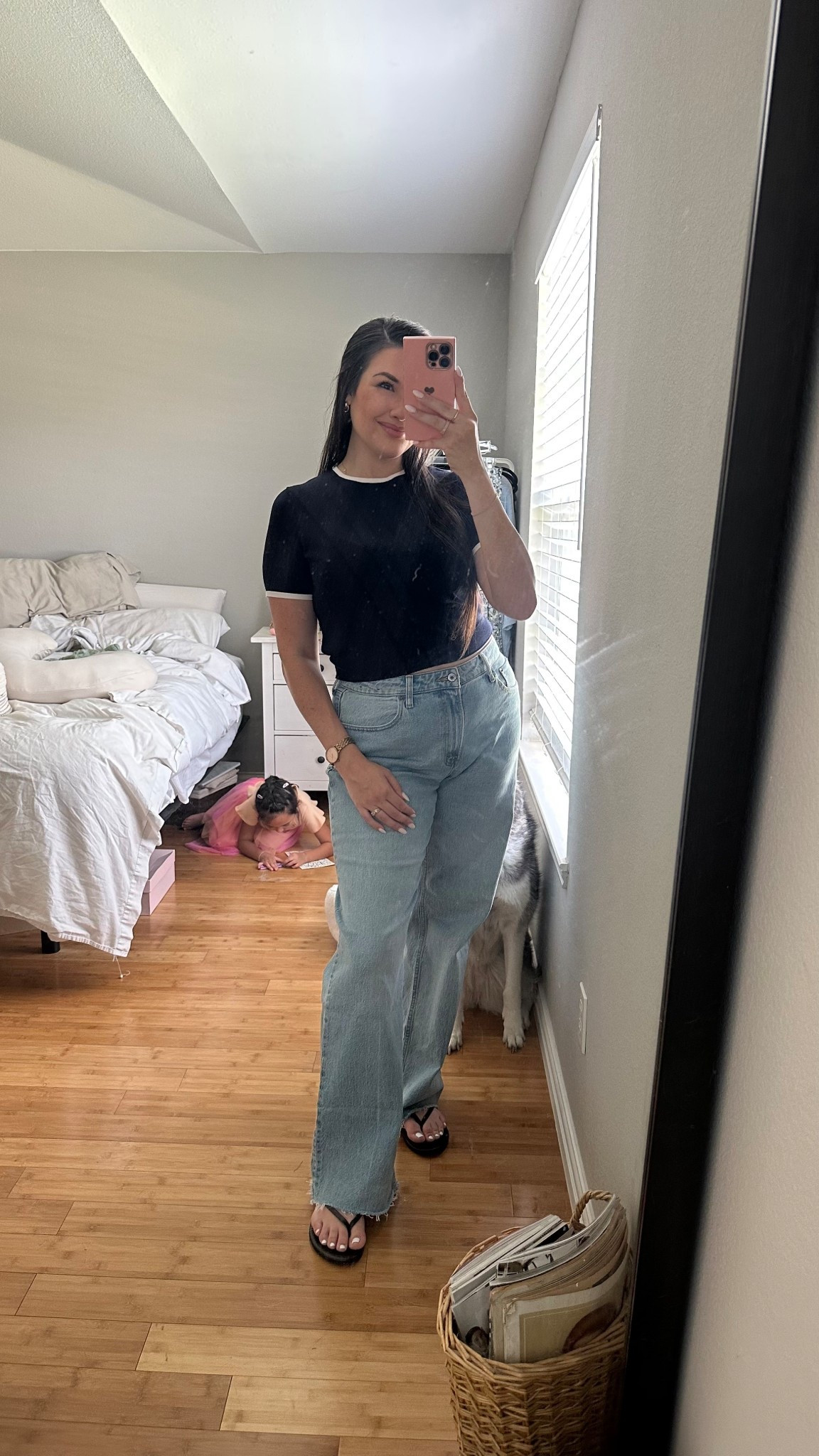 What I’m wearing to take my daughter to a birthday party 

#LTKTall #LTKStyleTip #LTKMidsize