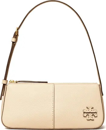 McGraw Pebble Leather Wedge Shoulder Bag | Nordstrom