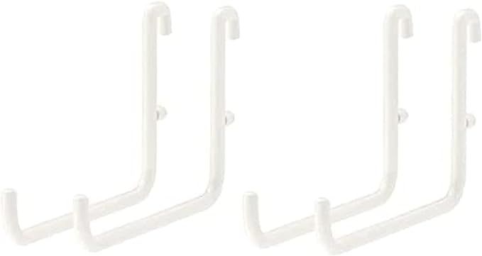 IKEA polyester powder coating Skadis Hook White / 2 Pack 503.356.18 | Amazon (US)