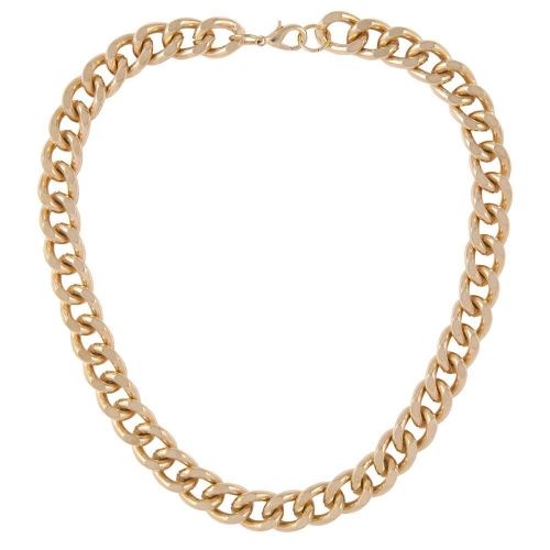 Susan Caplan Vintage 1990s Vintage 22ct Gold Plated Chunky Curb Chain Necklace | Harvey Nichols (Global)