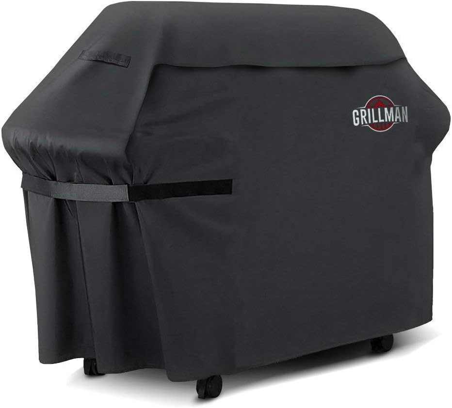 Grillman Premium (60 Inch) BBQ Grill Cover, Heavy-Duty Gas Grill Cover for Weber, Brinkmann, Char... | Amazon (US)