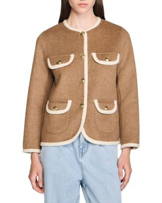 Sandro Double Faced Jacket  | Bloomingdale's Sandro | Bloomingdale's (US)