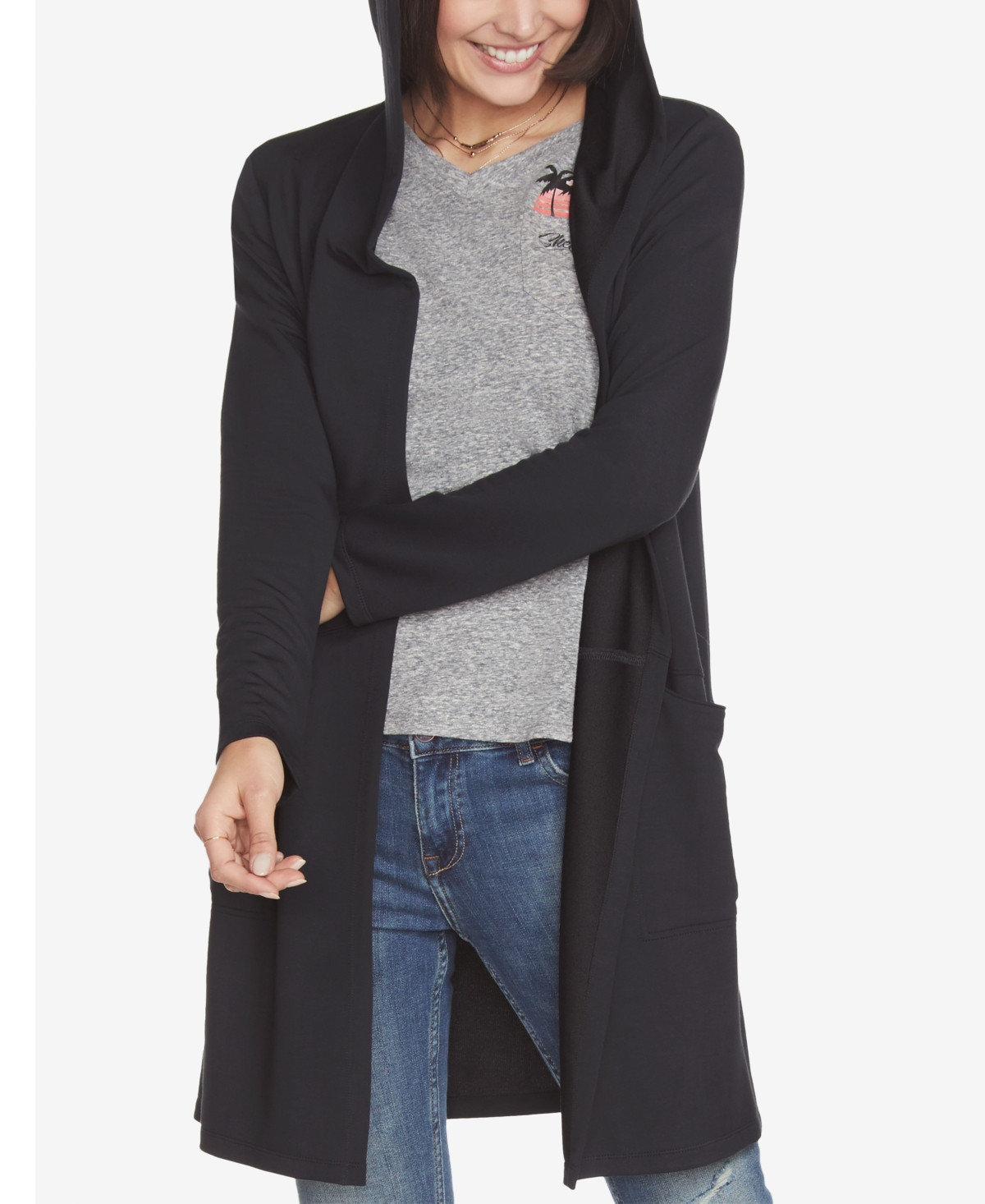 Skechers Women's Restful Hooded Cardigan | Macys (US)