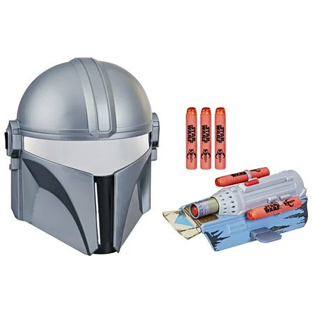 NERF Star Wars The Mandalorian Mask & Gauntlet, Star Wars NERF Blaster and Mask | Walmart (US)