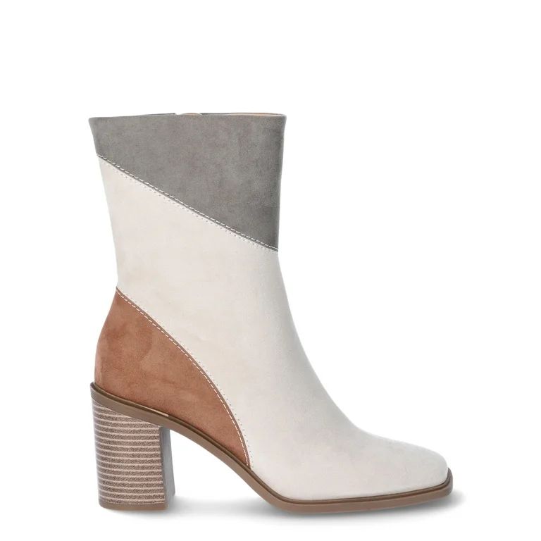 Time and Tru Women's Square Toe Dress Boots | Walmart (US)