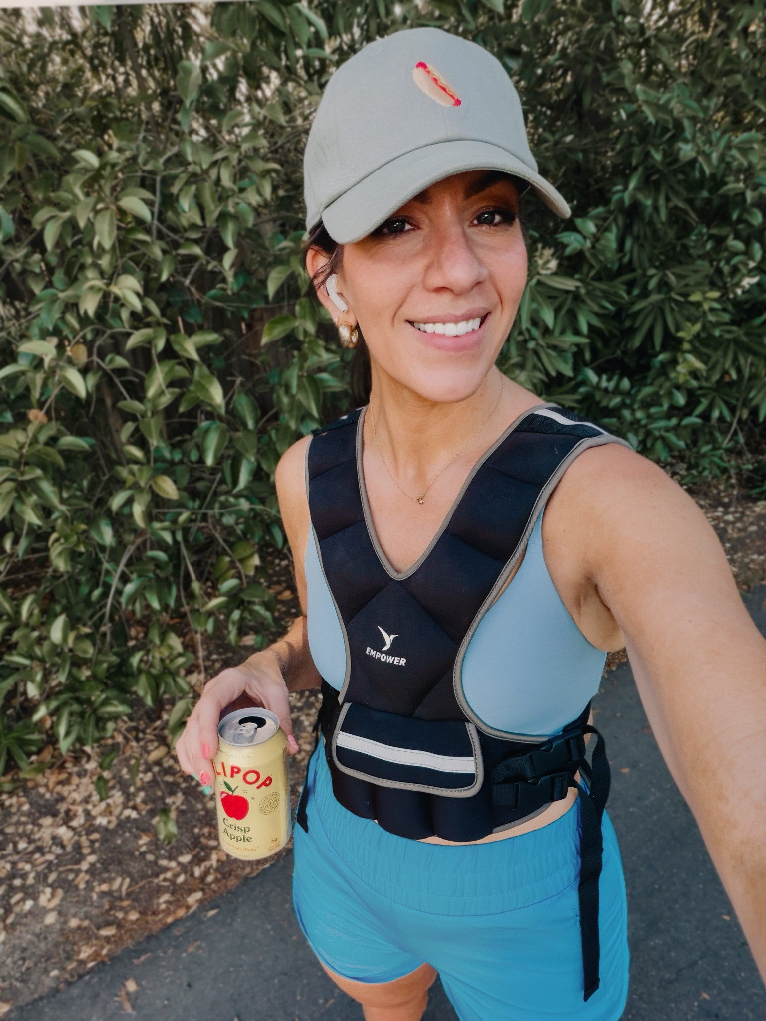 Large shorts and 8 top. My vest is adjustable

#LTKMidsize #LTKTall #LTKActive