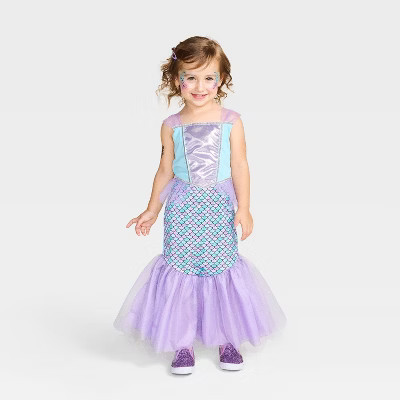 Toddler Magical Mermaid Costume Dress - Hyde and EEK! Boutique™ Aqua Blue 4-5T | Target