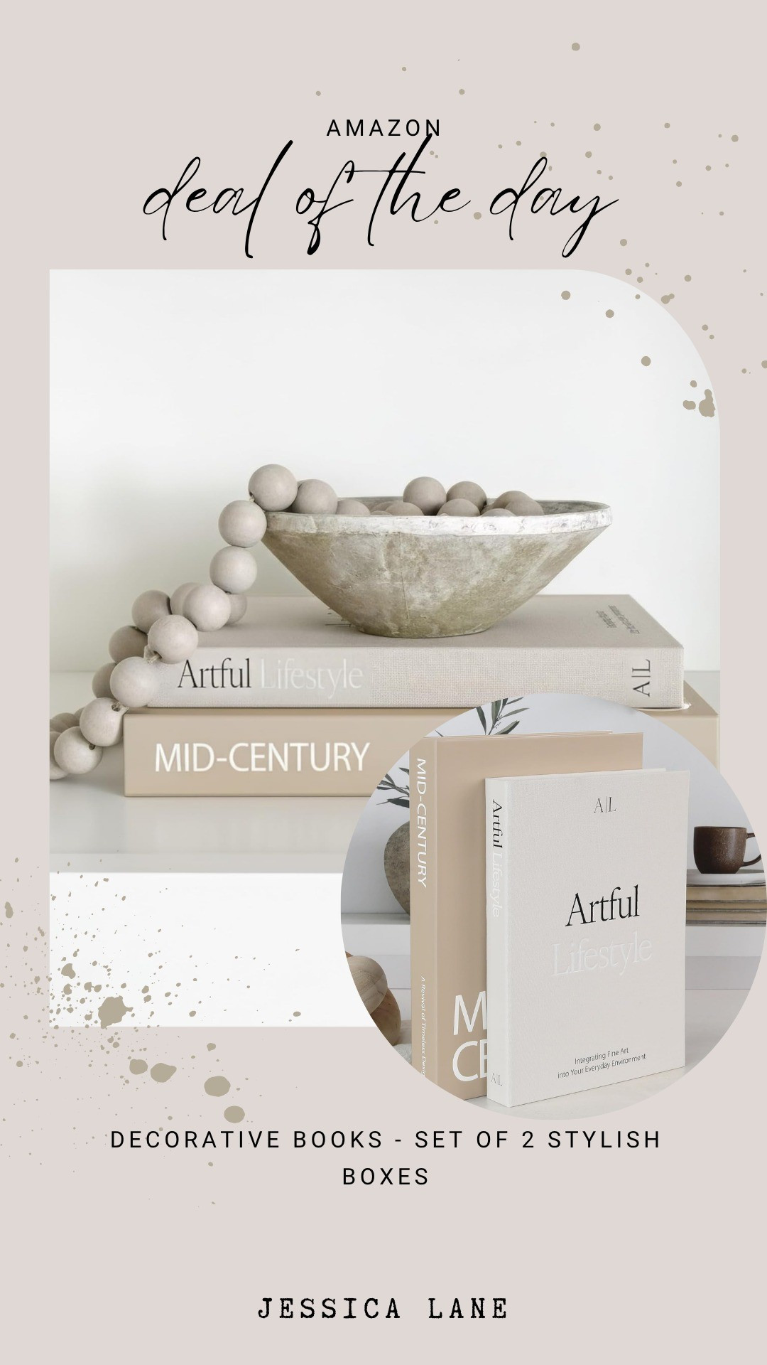 These decorative book boxes are a chic way to add style and hidden storage to your shelves or coffee table. They come in a set of two and fit perfectly with any modern or mid-century aesthetic.#homestyling #interiordesign #bookshelf #amazonfinds

#LTKSaleAlert #LTKHome #LTKmomlife