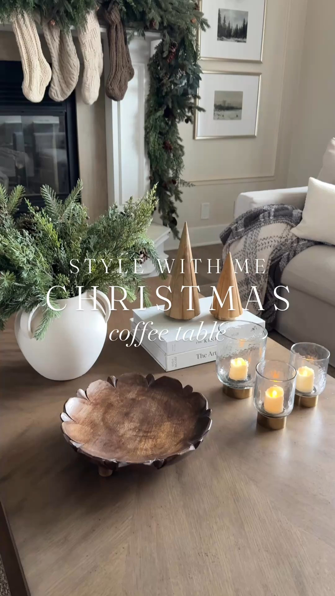 Christmas coffee table styling, living room, Christmas decor, vase, candle holder, table decor, home decor, shelf decor 

#LTKHome #LTKSaleAlert #LTKHoliday