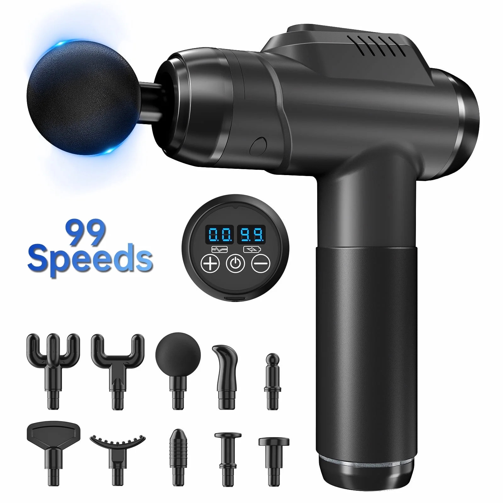 Cshidworld Massage Gun, Deep Tissue Massager, Portable Muscle Massage Gun for Back Neck Muscle Re... | Walmart (US)