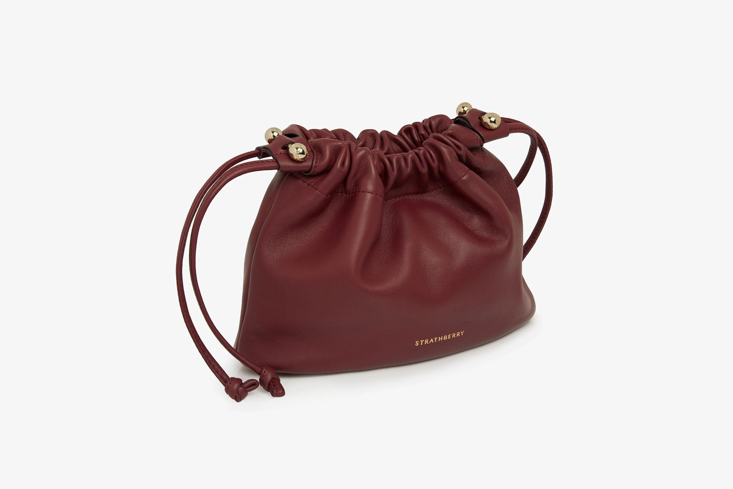 Strathberry - Charlotte Drawstring - Burgundy | Strathberry