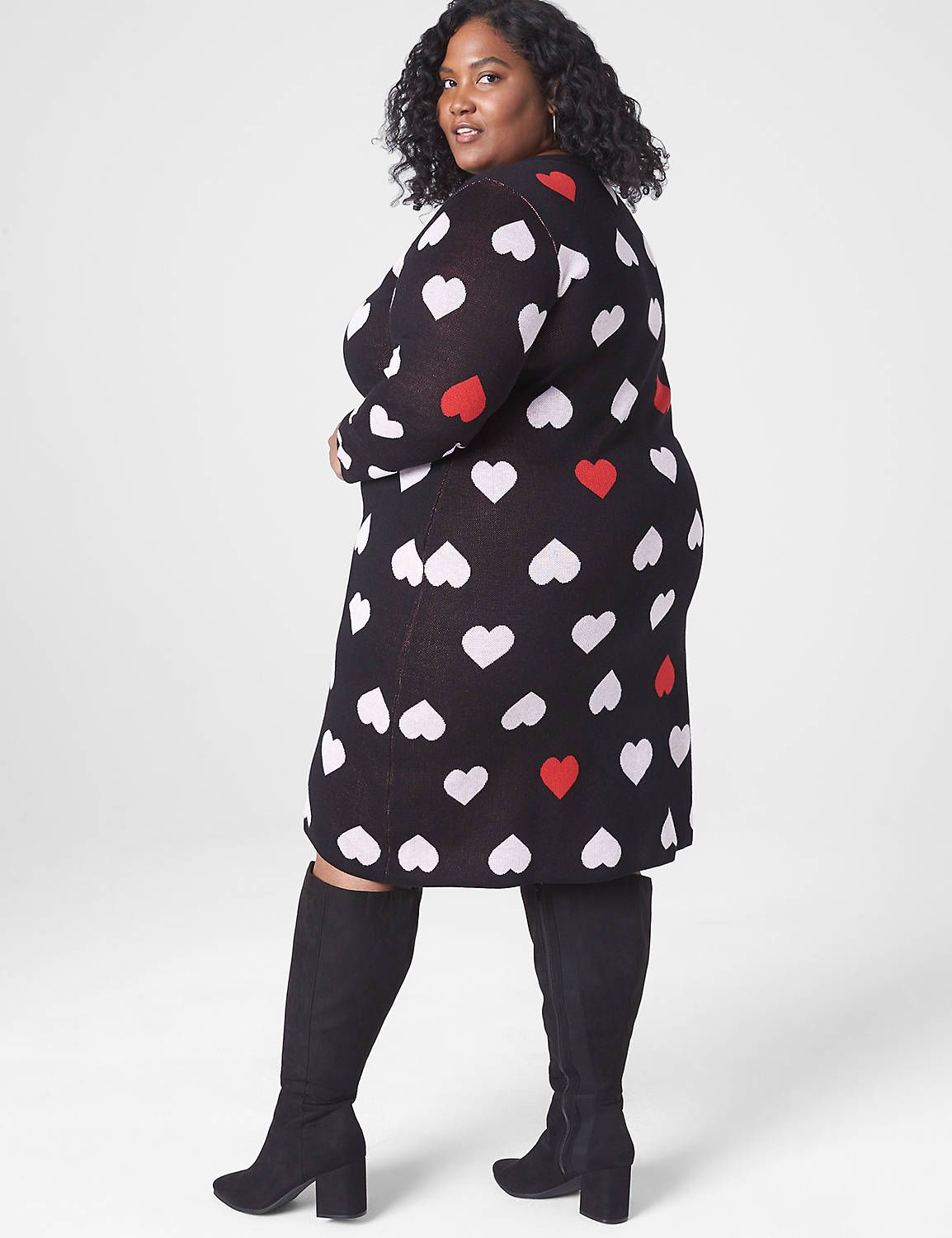 Heart Jacquard Sweater Dress | LaneBryant | Lane Bryant (US)
