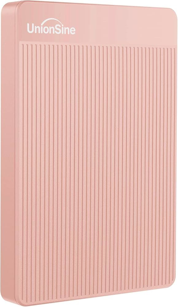 UnionSine 500GB Ultra Slim Portable External Hard Drive USB3.0 HDD Storage Compatible for PC, Des... | Amazon (US)