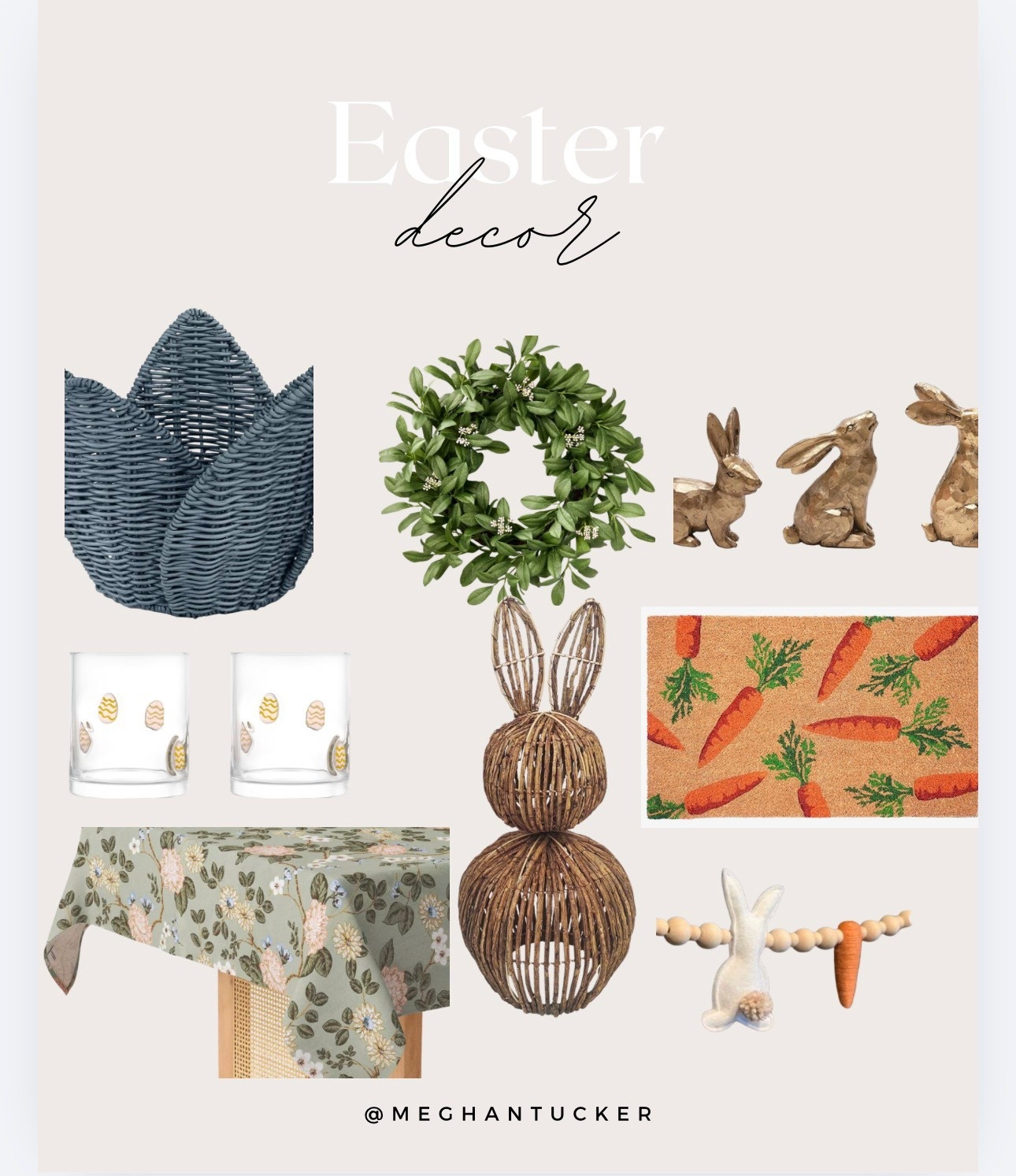 Easter is April 5th and these decor pieces are perfect (and the prices are great, too)  for your home. 

#LTKHome #LTKSeasonal