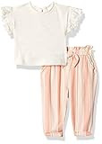 Jessica Simpson Baby 2 pcs. Set, Sea Salt/Pale Dogwood Stripe, 0-3M | Amazon (US)