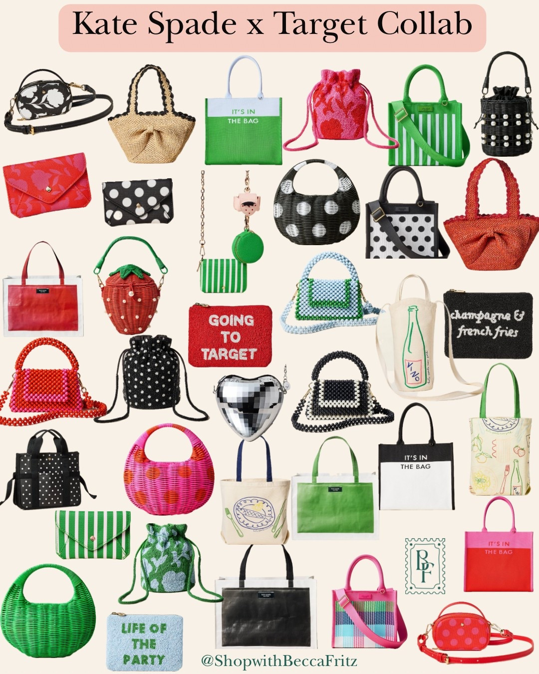 Kate Spade New York and Target Debut 36 Handbags Inspired by Joy — Coming 4/12! Start saving your favorites now bcs these will FLY! #katespadextarget #target #targetstyle

#LTKSaleAlert #LTKItBag #LTKFindsUnder50