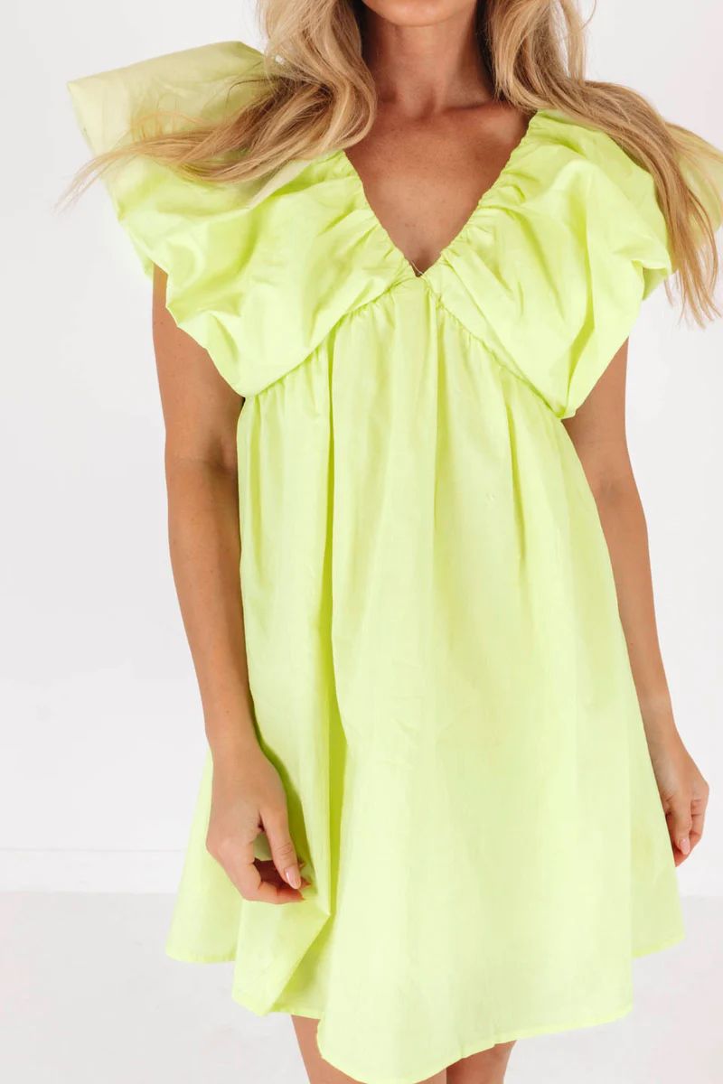 Paradise Perfection Dress - Yellow | The Impeccable Pig