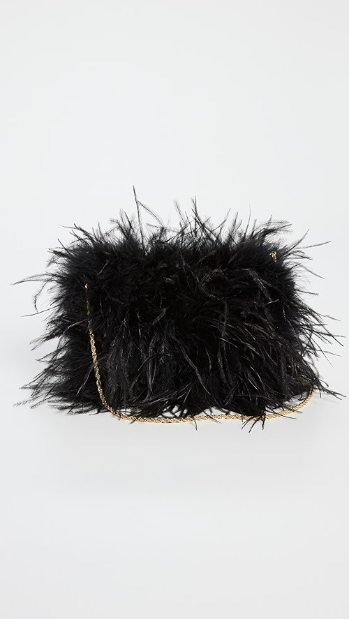 Loeffler Randall Mini Feather Pouch | SHOPBOP | Shopbop