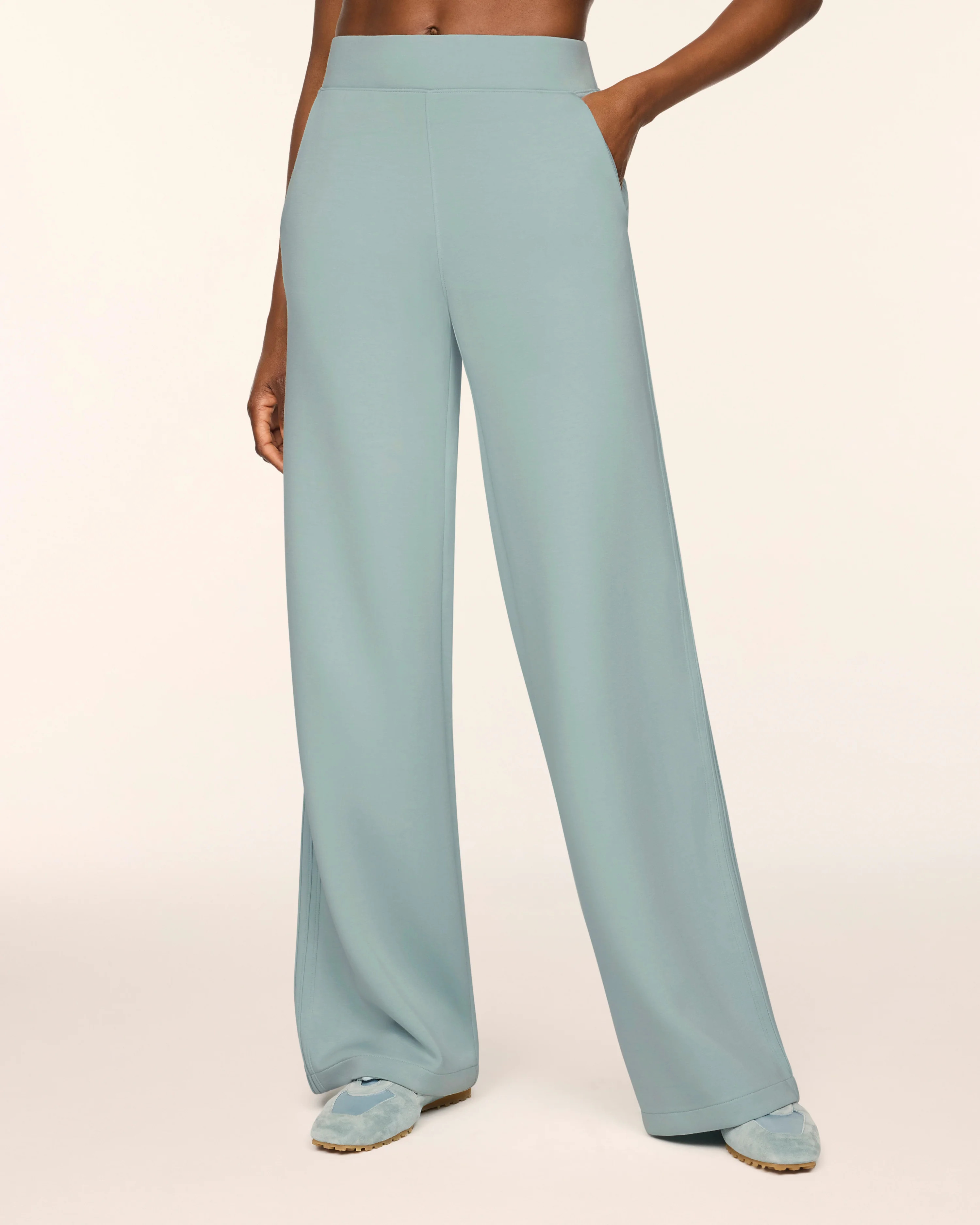 Pintuck Wide Leg Pant | Spanx