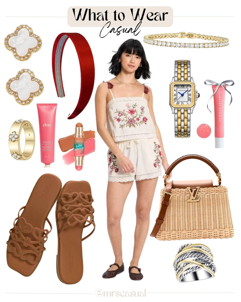 Throw on and go casual outfit that still looks put together ✨🤎 🔗⬇️

#LTKSeasonal #LTKMothersDay #LTKOver40