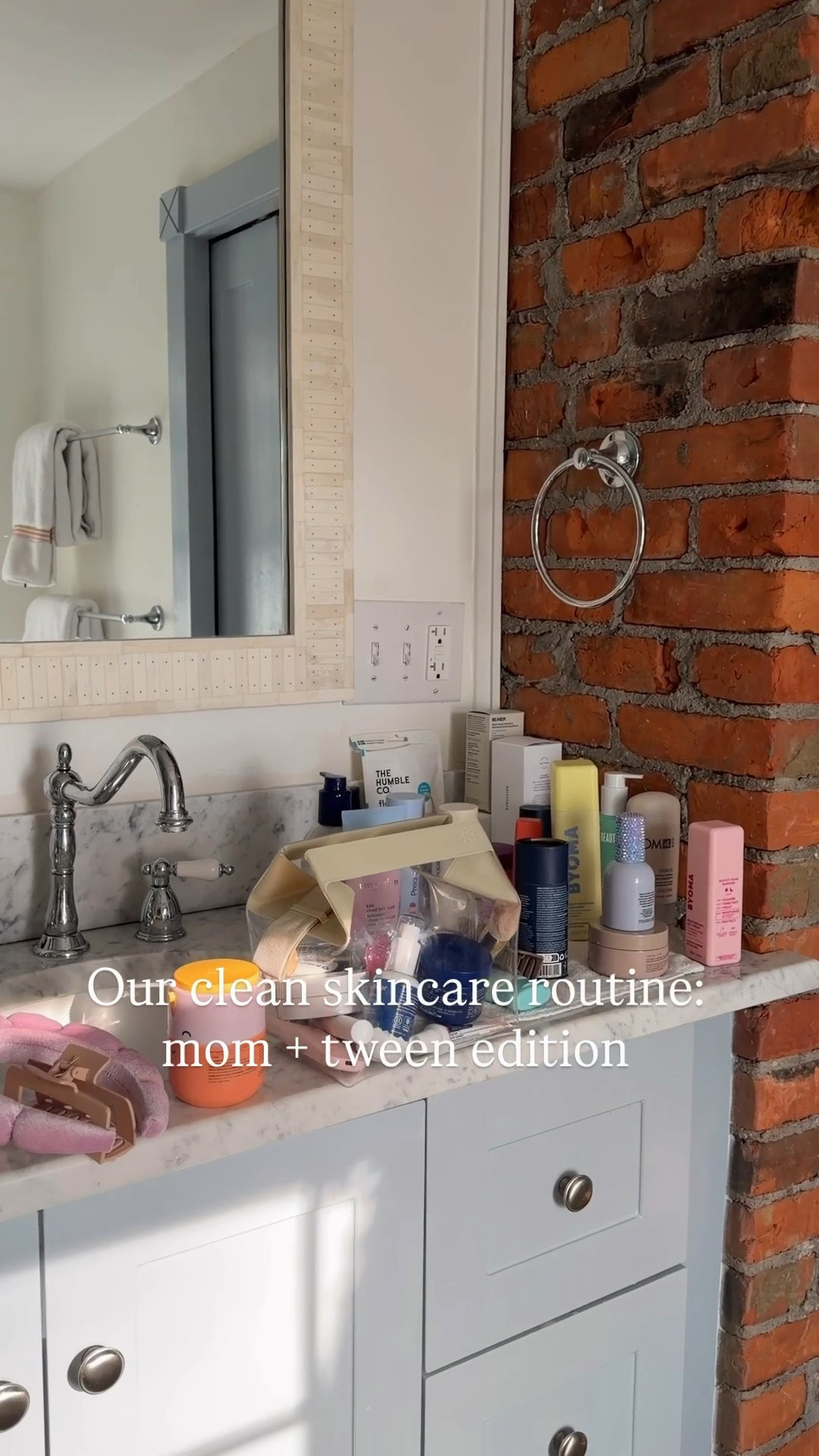 Our clean beauty routine: mom + tween edition 🫧

I’ve been serious about clean beauty for most of my daughter’s life, so it’s pretty much all she’s ever known.

Now that she’s getting a little older & becoming interested in skincare, I want her to understand that taking care of your skin is important… AND so is paying attention to the ingredients you’re putting on it.

I’m doing my best to make it something fun we can do together rather than turn it into a lecture 😂

So we’ve started making skincare part of our little mother-daughter routine, & I’m loving this stage of getting to share something I’ve always enjoyed with her.

I was planning on just filming my morning skincare routine but she asked to do hers, too 🥰 So, here’s a little video of us talking through what we’re both using, what’s hers vs. mine, & a few of our favorite clean beauty products.

Everything we used is linked on my LTK & ShopMy (check my link@in bio @coreli.ai)! 

Beauty can be fun, & it can be intentional, too.

#LTKmomlife #LTKmorningroutine #LTKselfcare