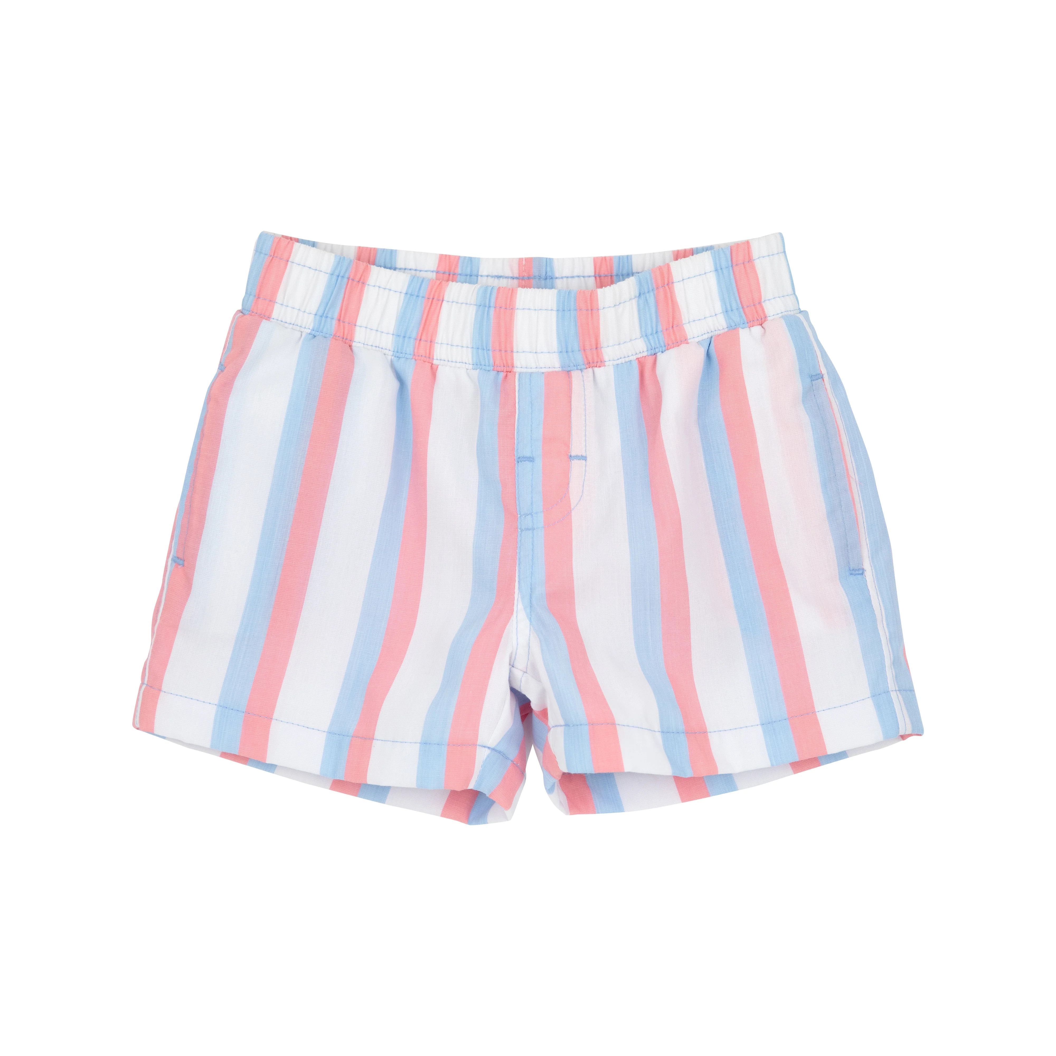 Sheffield Shorts - New River Nautical Stripe | The Beaufort Bonnet Company
