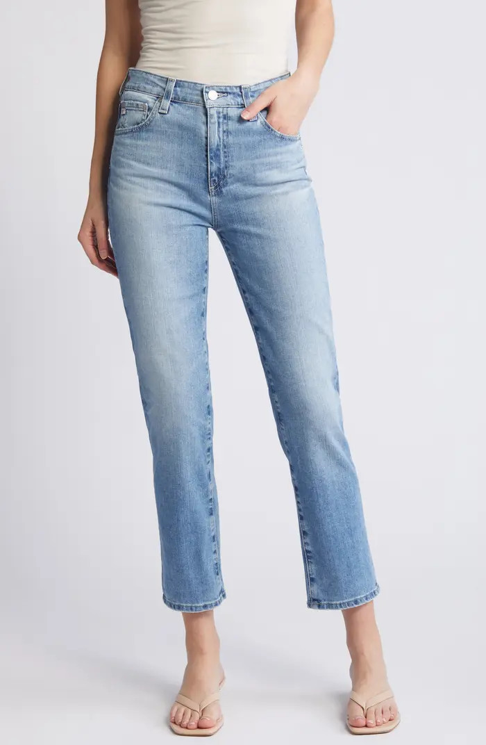 AG Saige Ankle Straight Leg Jeans | Nordstrom | Nordstrom