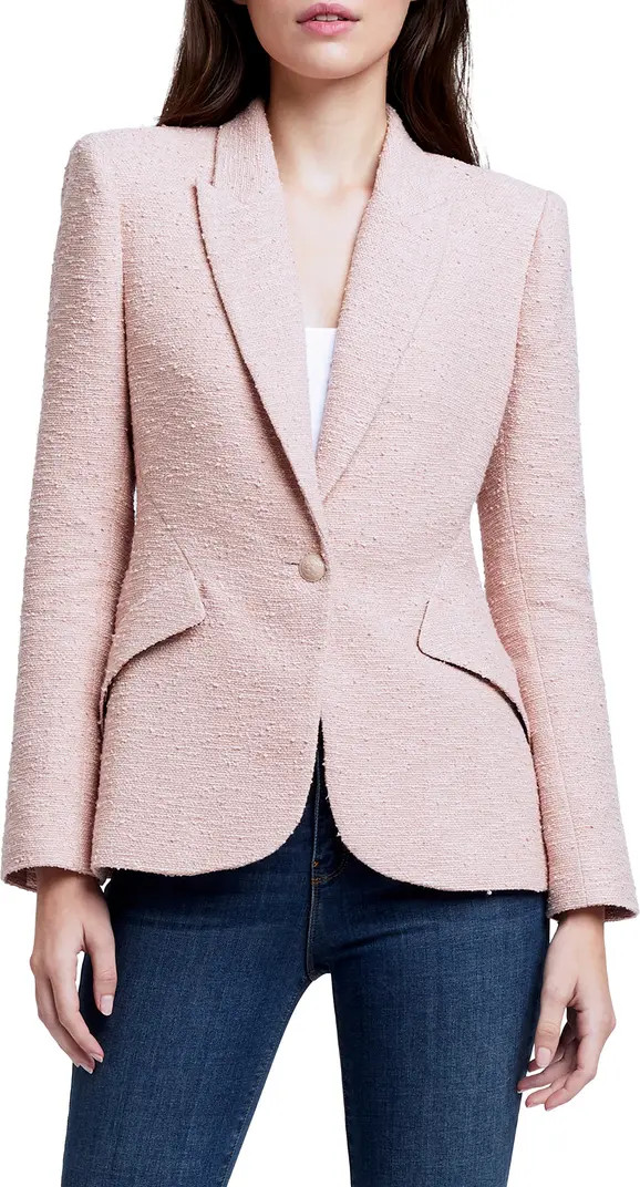 Chamberlin Textured Stretch Cotton Blazer | Nordstrom