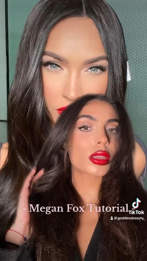 Megan fox make up look, red lip, lipstick, winged eyeliner, Mac mascara, Charlotte, Tilbury, highlighter, and bronzer, make up looks, beauty faves 

#LTKbeauty #LTKeurope #LTKSeasonal