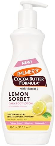 Palmer's Cocoa Butter Formula, Lemon Sorbet Brightening Body Lotion (13.5 fl oz), Hydrating Lotio... | Amazon (US)