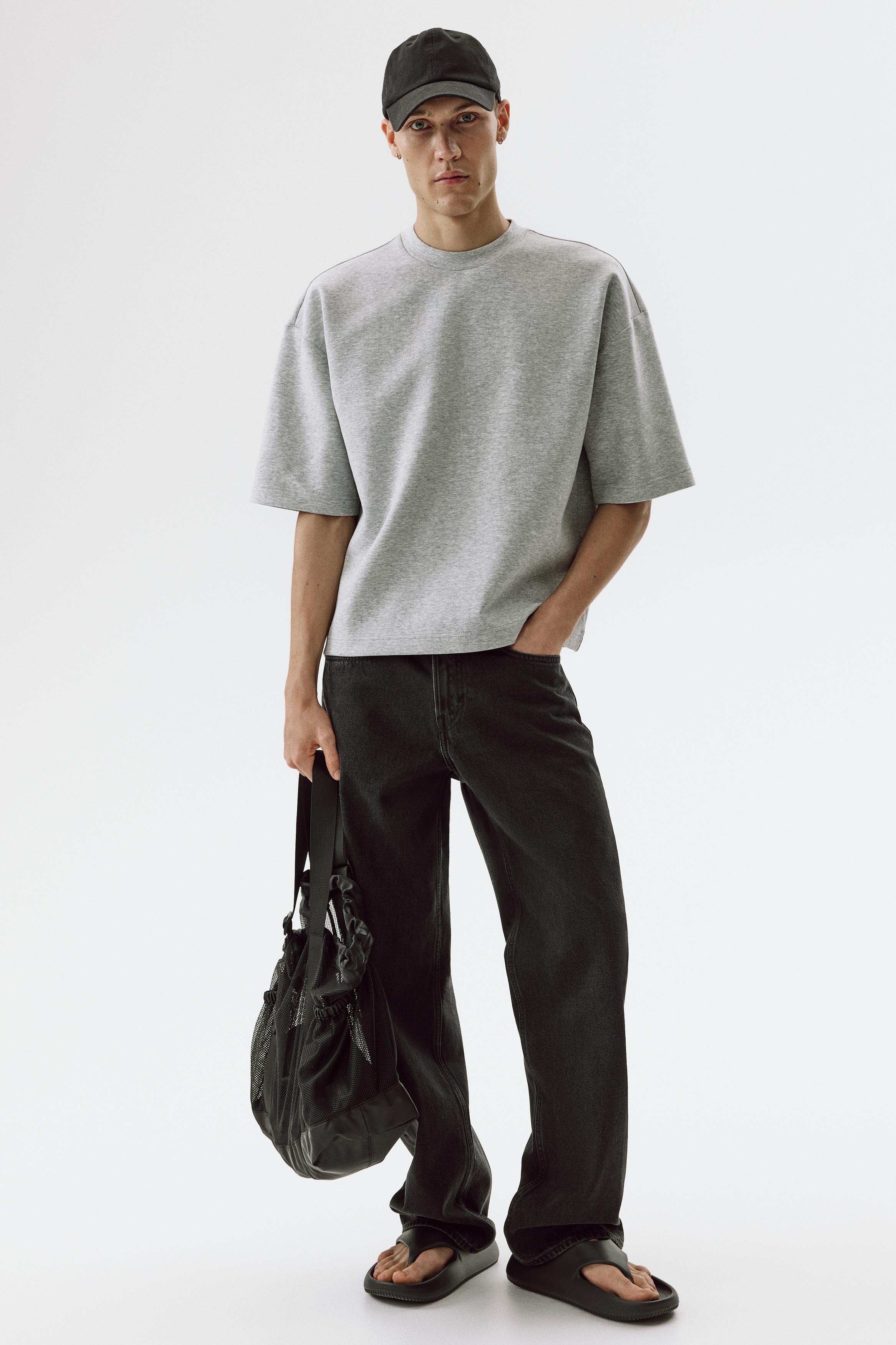 Scuba-T-Shirt in Oversized Fit | H&M (DE, AT, CH, NL, FI)