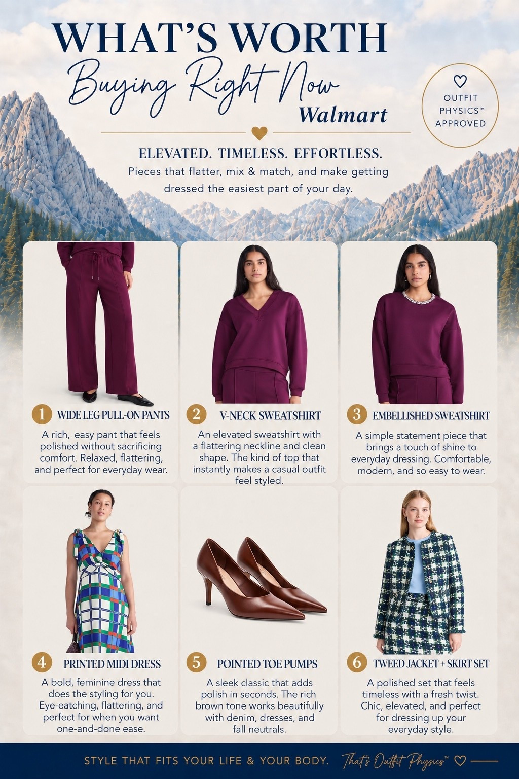 If you’re looking for fall outfits over 40 or fall outfits over 50 that feel current, flattering, and easy to wear, these Walmart finds are such a good place to start.

I always look for pieces that make getting dressed feel simpler—easy layers, polished basics, rich fall color, and styles that work with our bodies instead of against them.

These are the kinds of pieces that help create effortless fall fashion over 40 and chic, wearable fall fashion over 50 without overthinking it.

Because style in midlife doesn’t need to be complicated. It just needs to feel good, fit well, and work for real life.