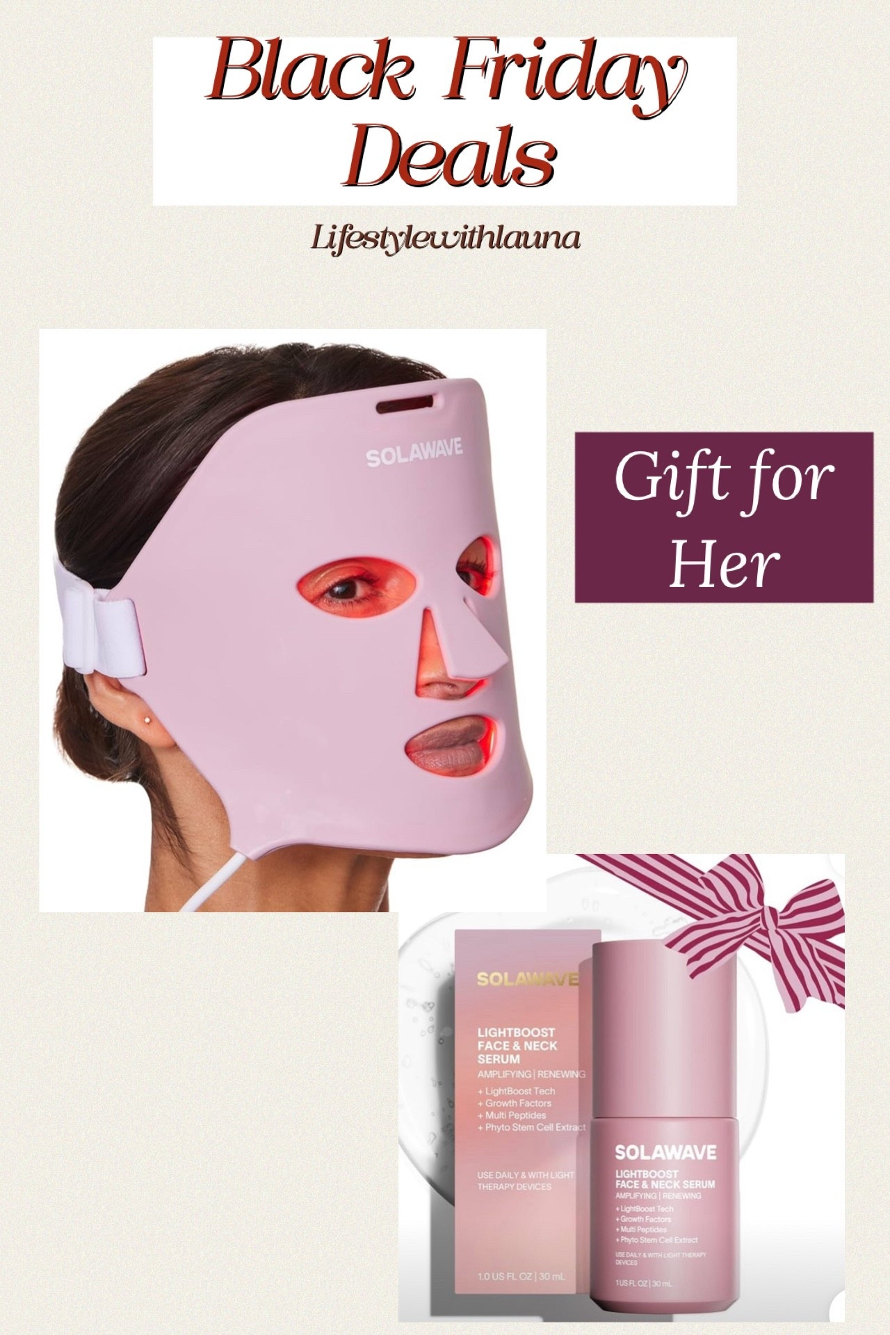 Red Light Therapy Mask for Face! Black Friday Sale!
Love this for a gift for mom ! 
Wellness gift!

#over40beauty #wellness #ledmask #amazon #giftformom #blackfriday

#LTKGiftGuide #LTKselfcare #LTKCyberWeek