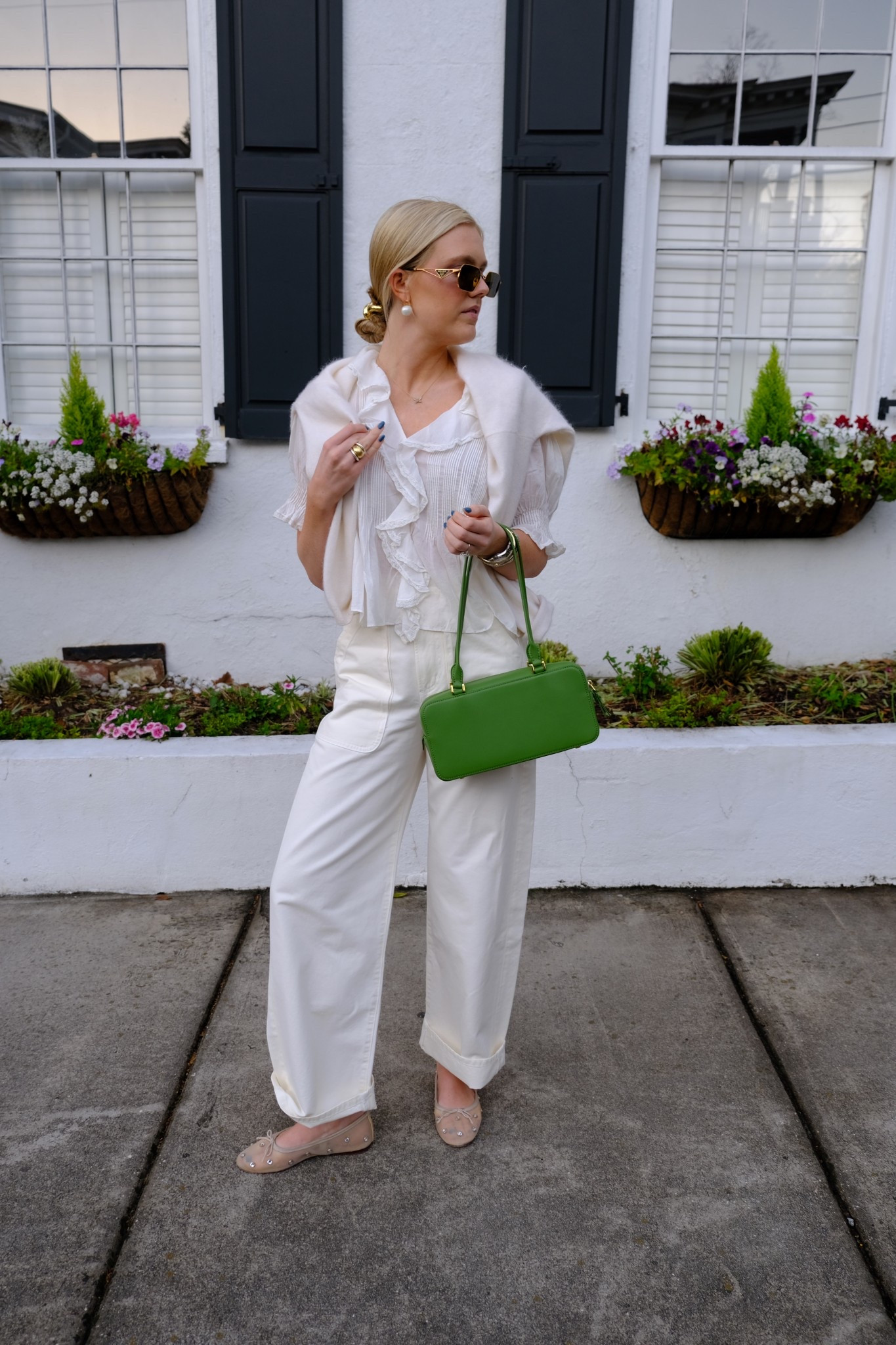 Spring greens 

#LTKItBag #LTKSeasonal #LTKShoeCrush