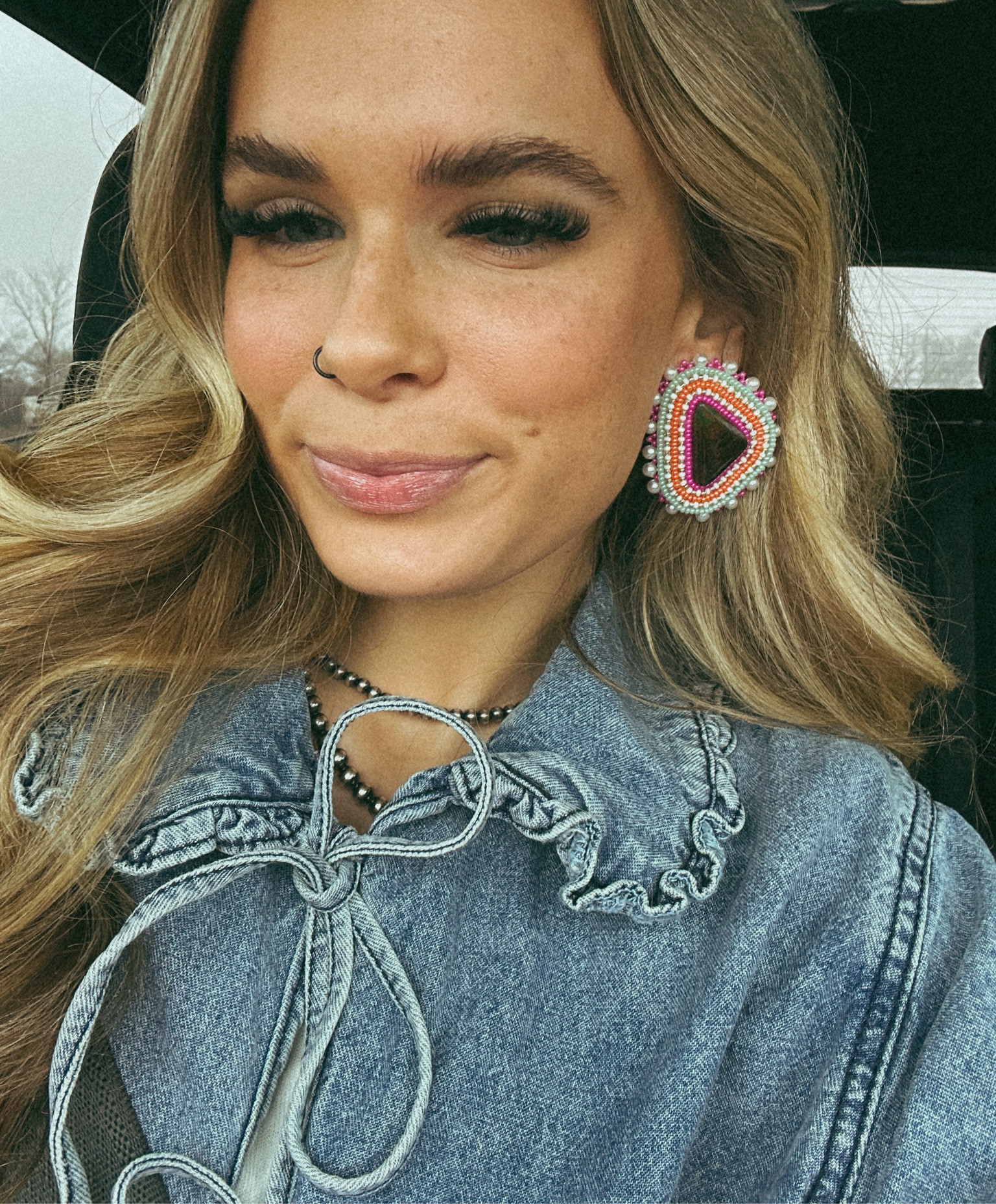 Denim top!