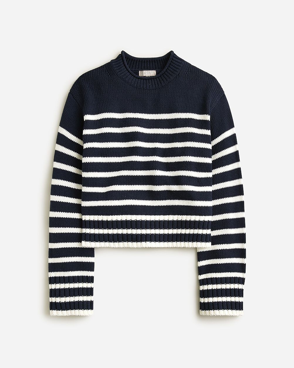 Rollneck&trade; sweater in stripe | J.Crew US